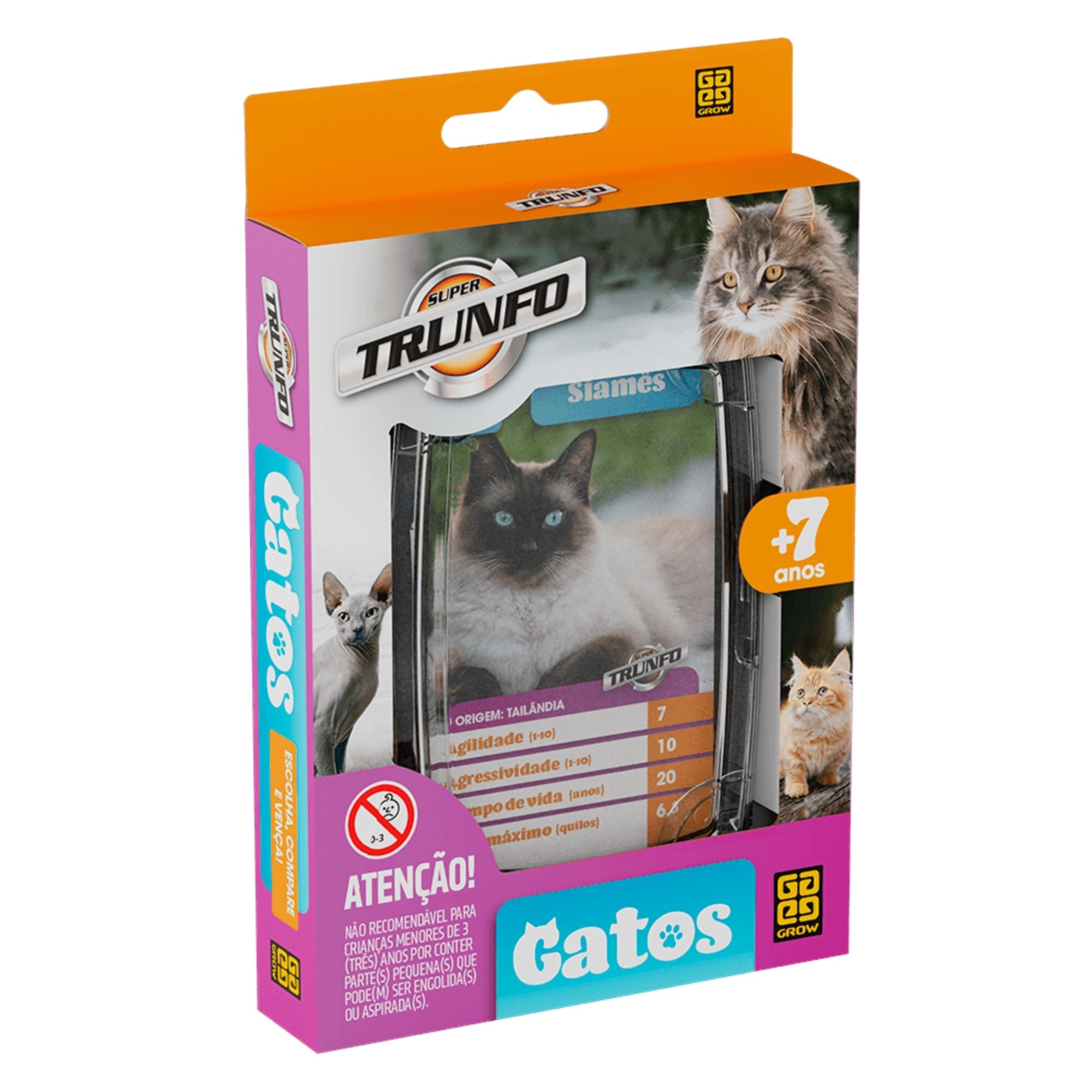 Jogo Super Trunfo Gatos