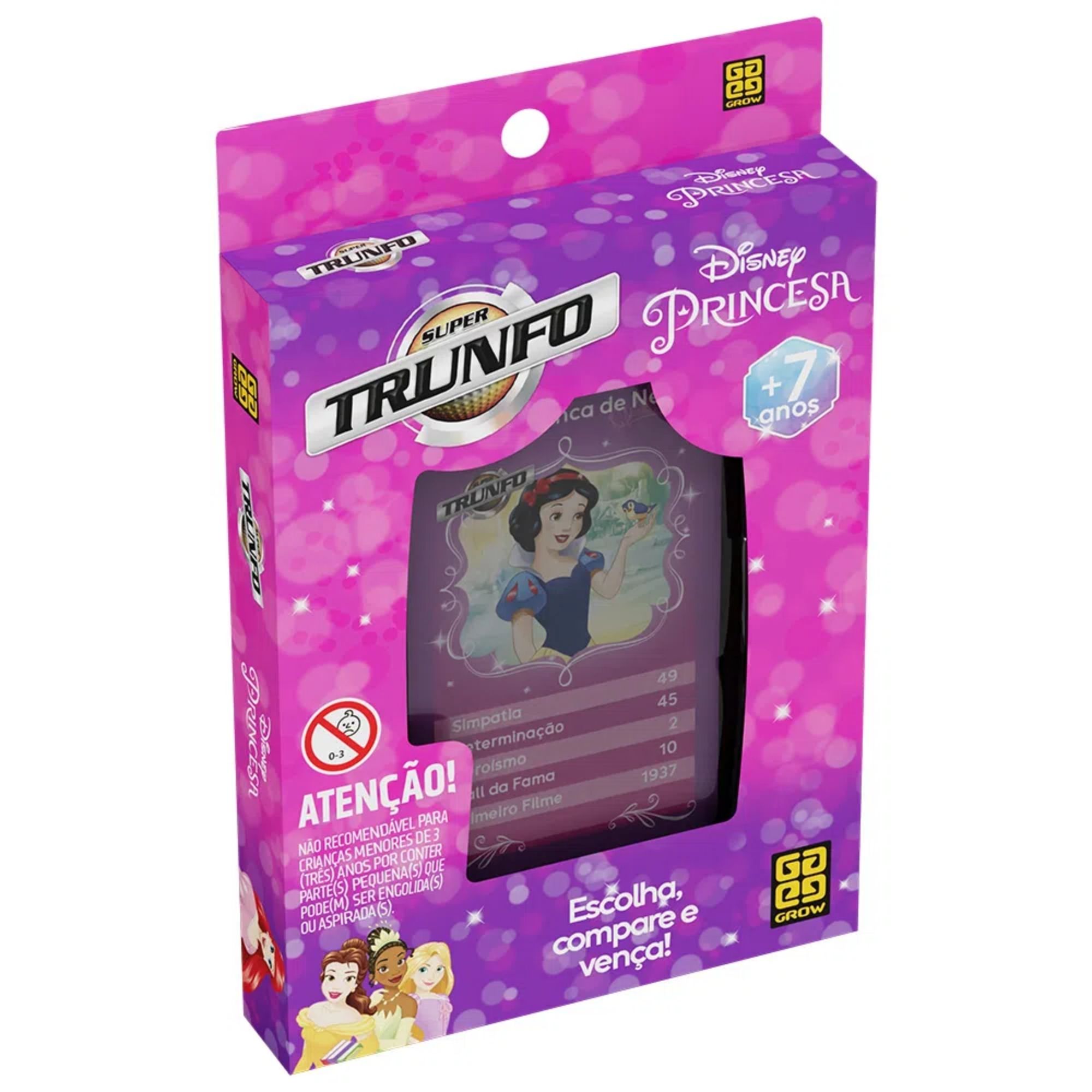 Jogo Super Trunfo Princesas Disney