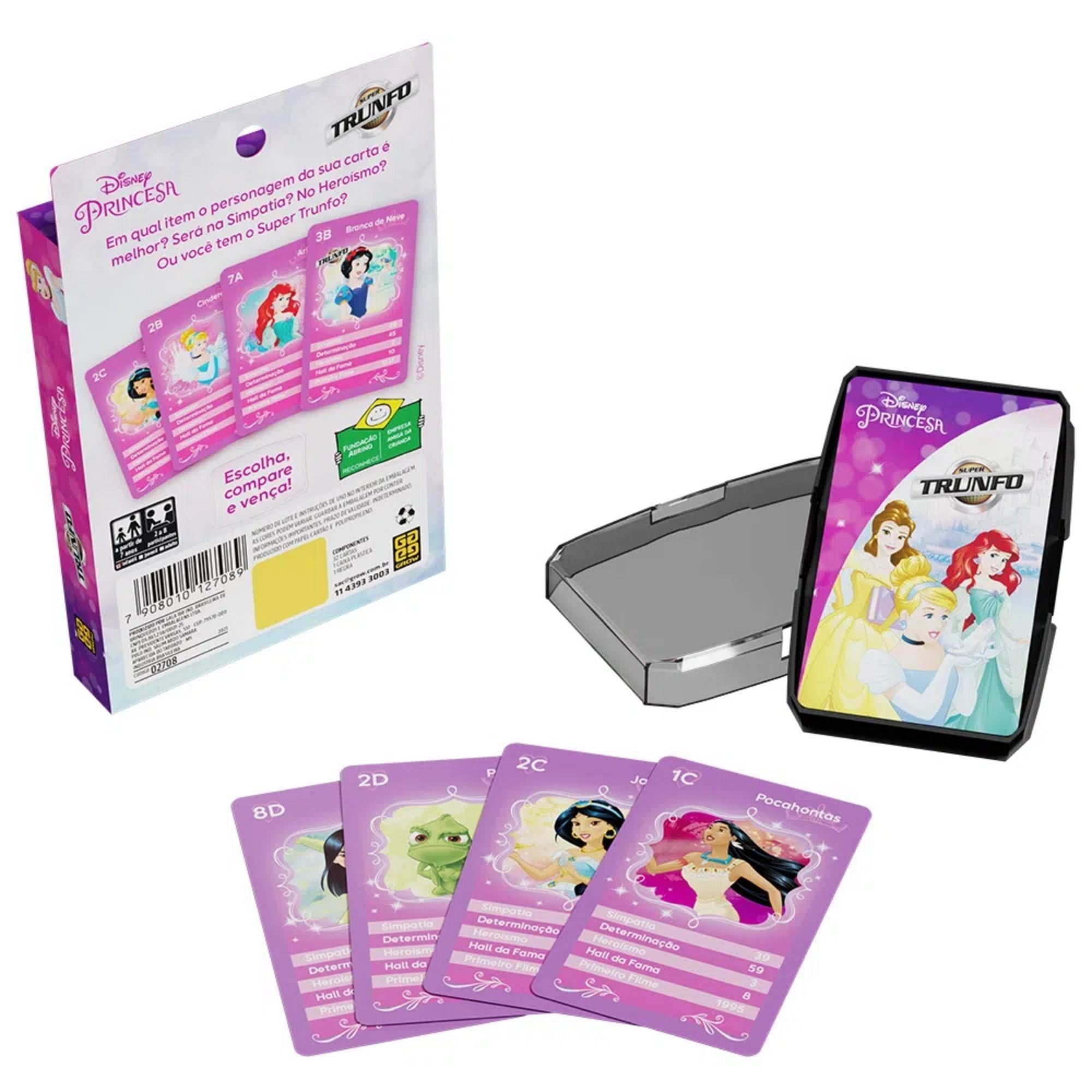 Cartas Jogar Princesas Disney