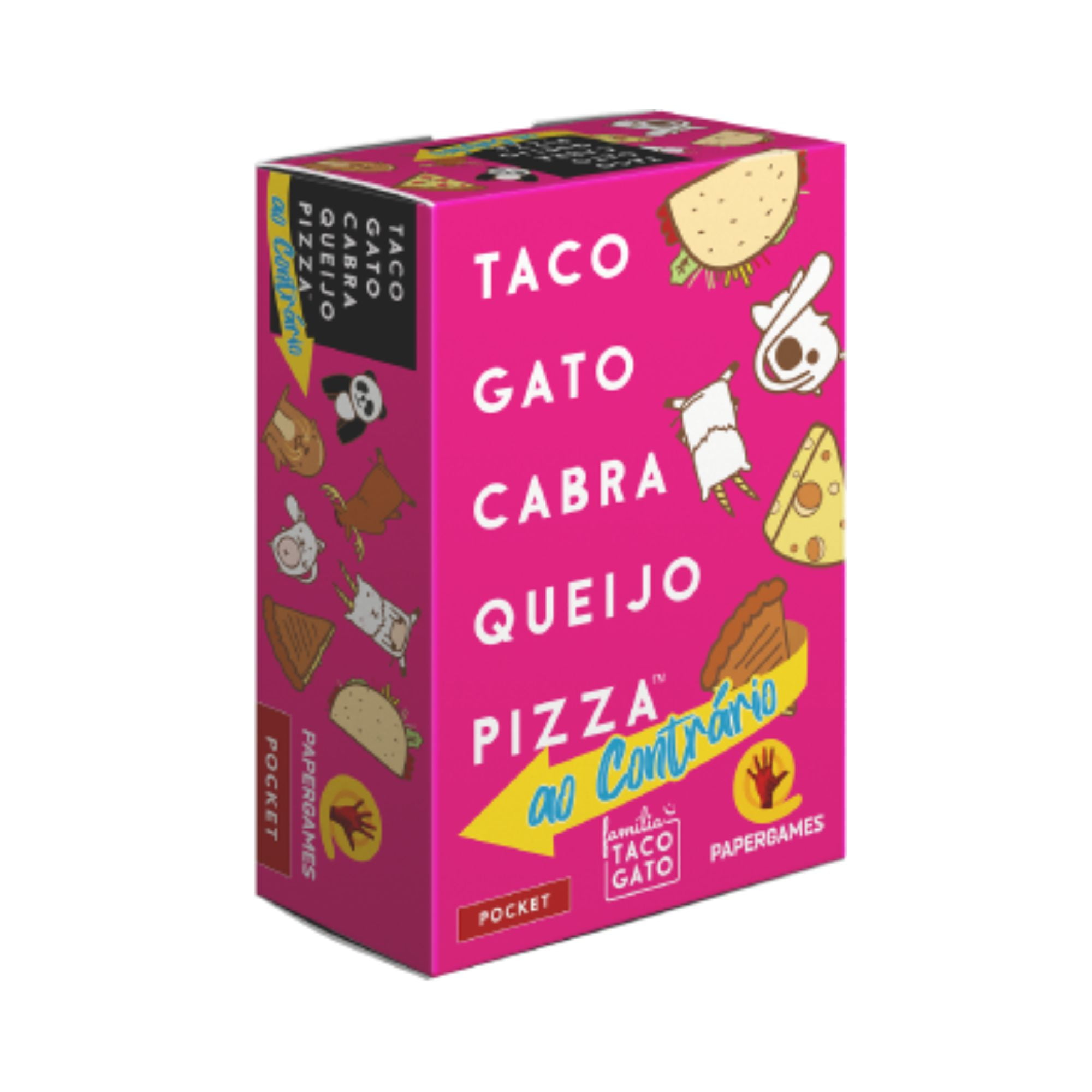 Taco Gato Cabra Queijo Pizza: Ao Contrário + Expansão ELEFANTE