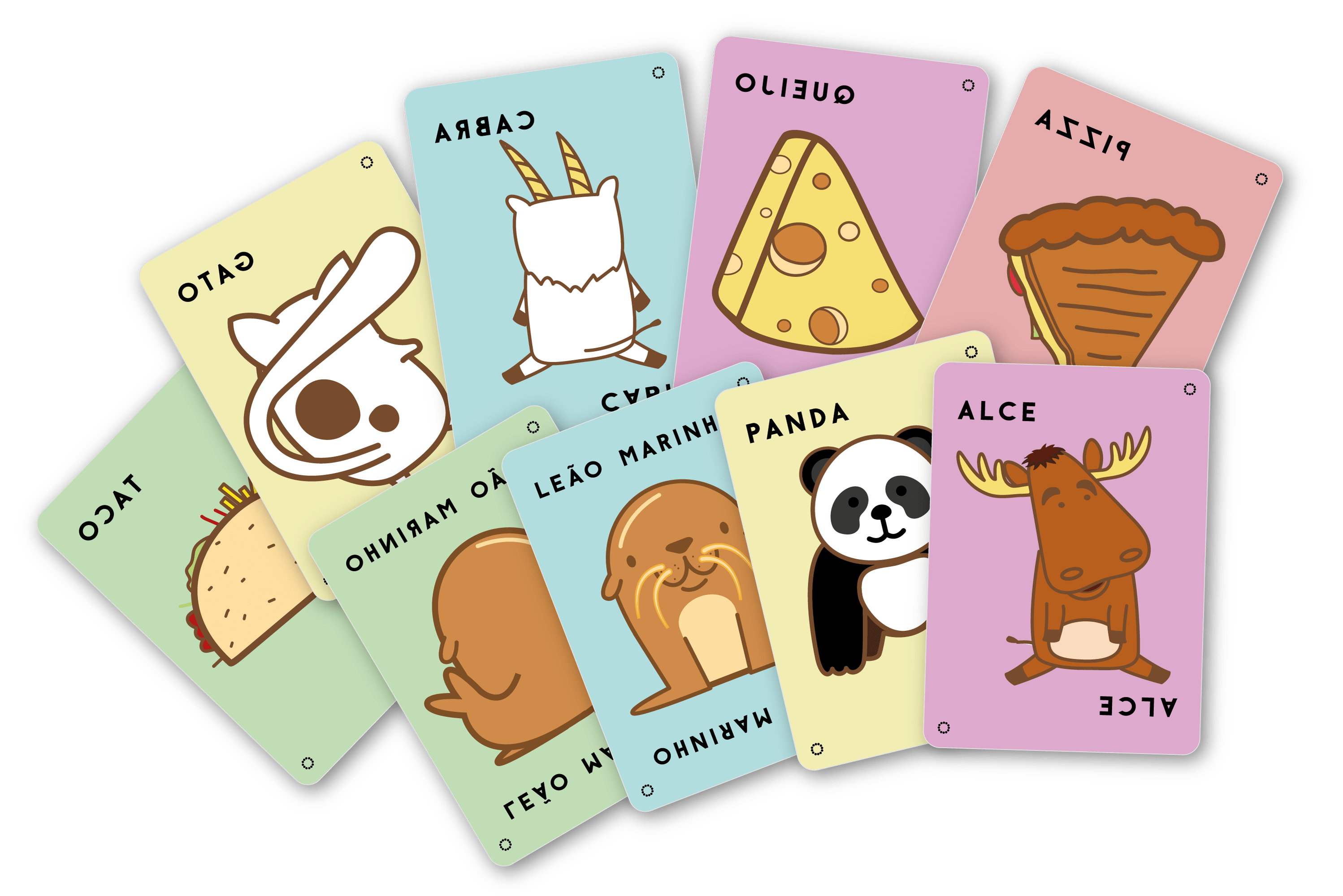 Taco Gato Cabra Queijo Pizza Card Game