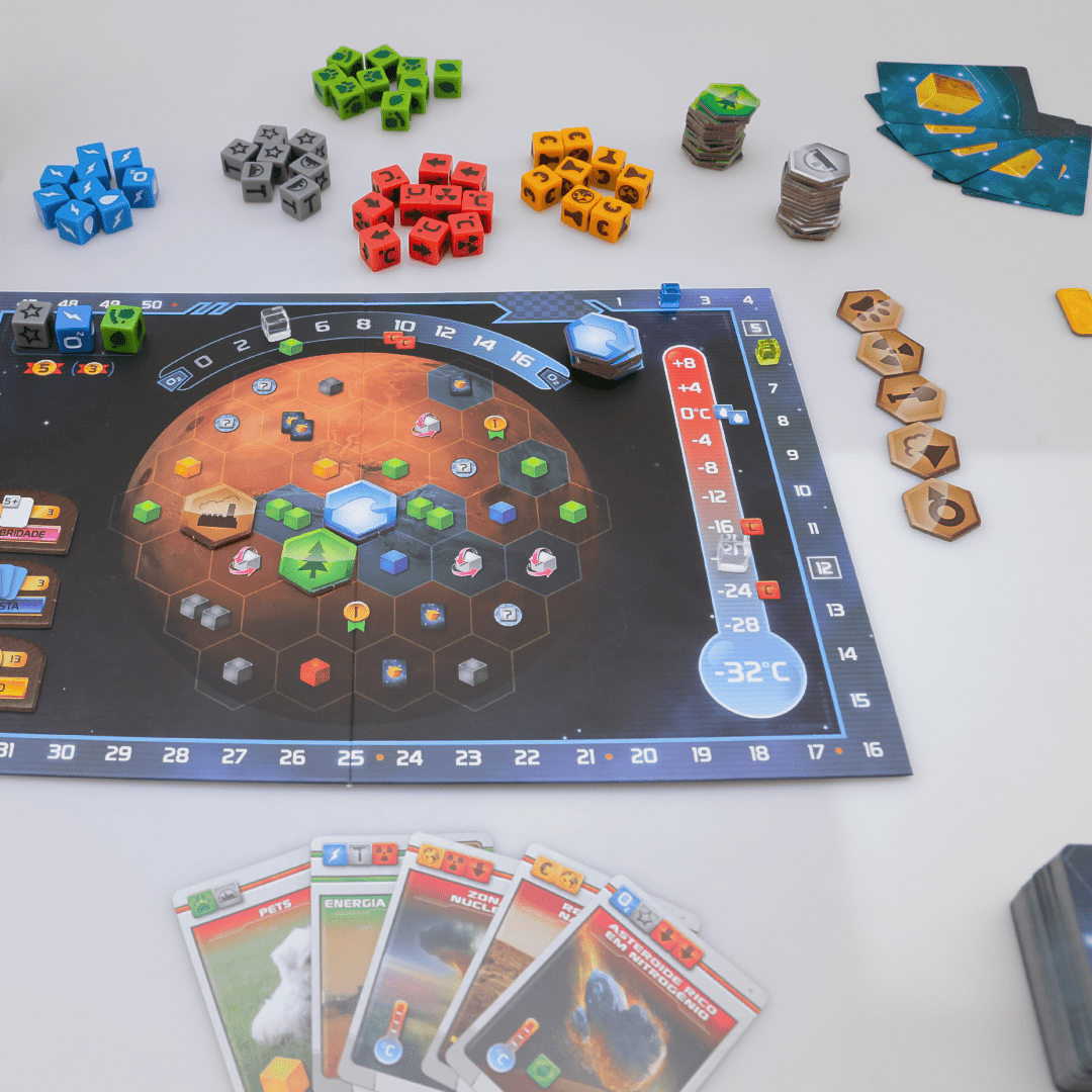 Terraforming Mars o jogo de Dados Meeple BR