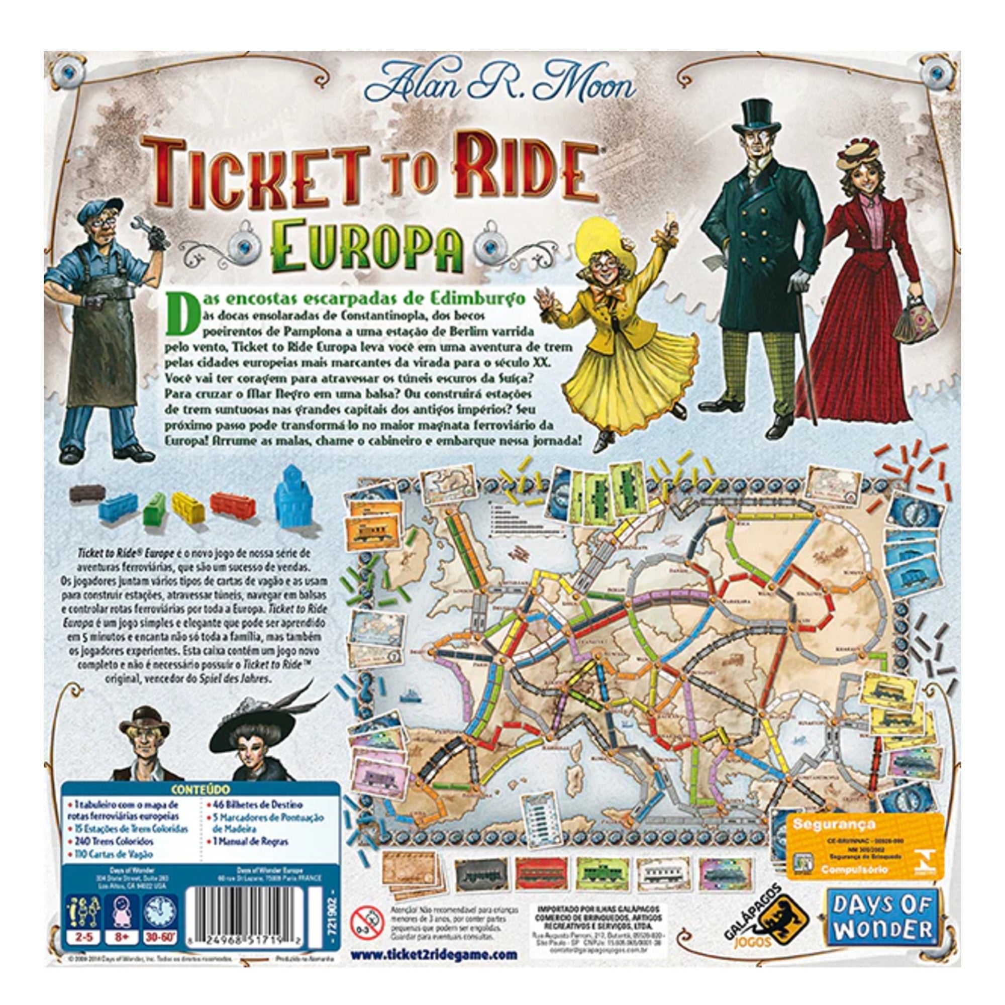 Ticket To Ride Europa - Próximo Trem Sai às 15:00 - Resenhas - Compara Jogos