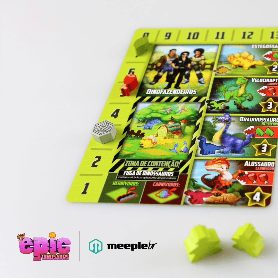 Place Games Tiny Epic Dinosaurs Jogo de Tabuleiro Meeple BR