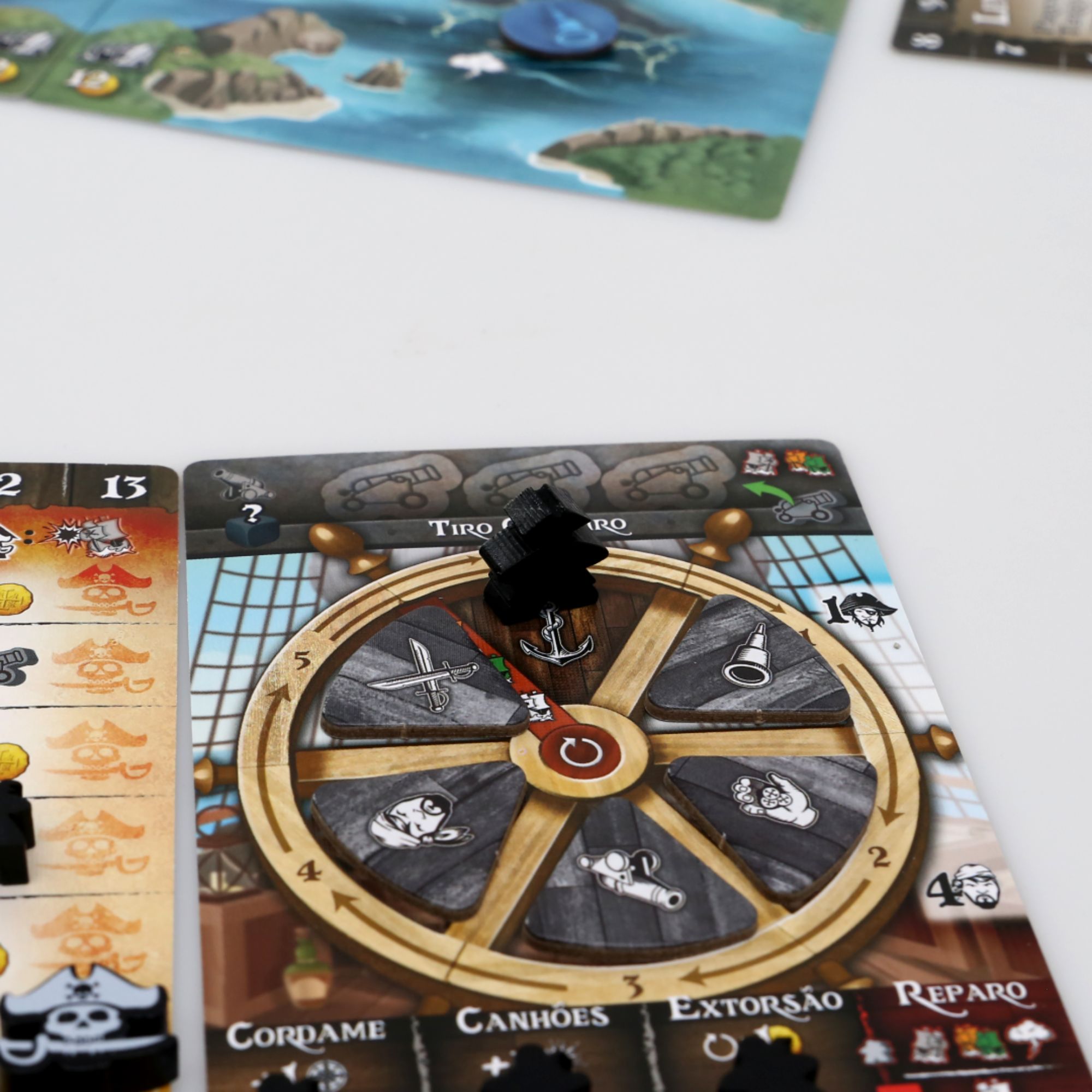 Tiny Epic Pirates Maldição de Amdiak Expansão de Jogo de Tabuleiro