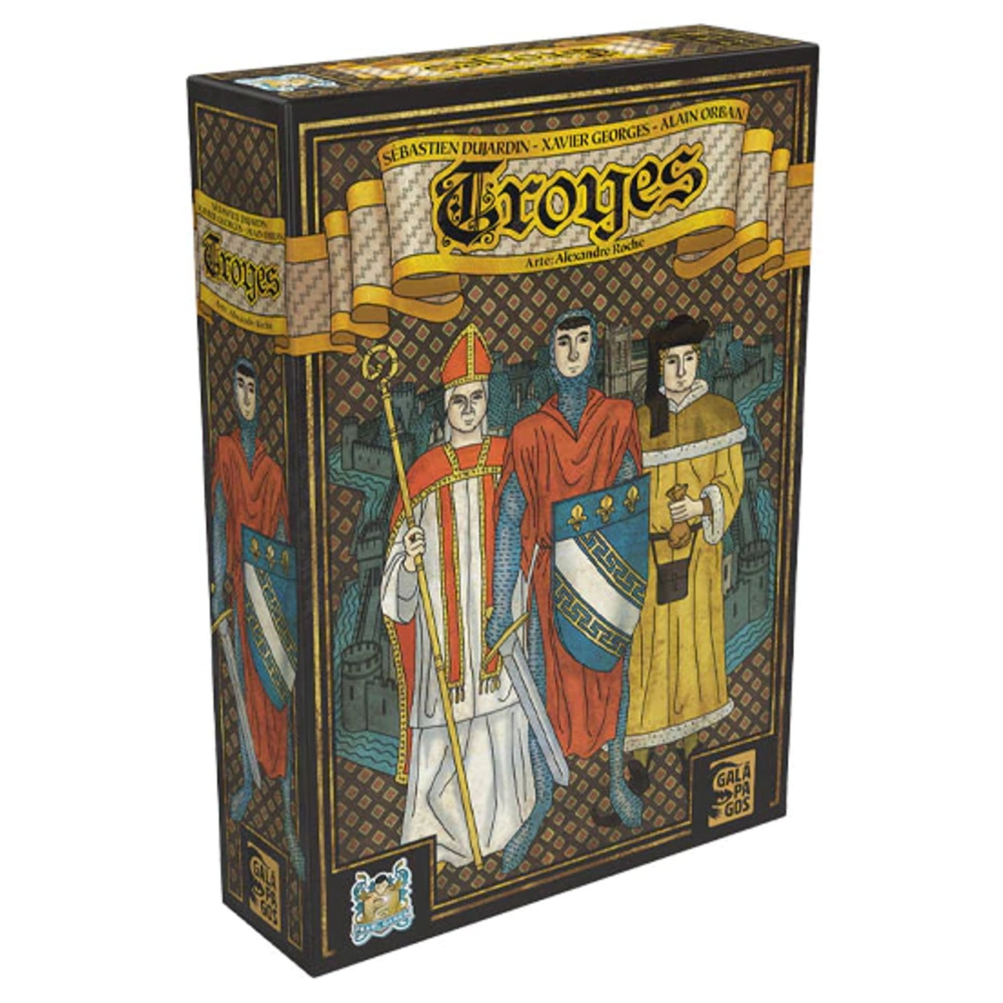 Combo Jogo Troyes + Expansão + Sleeves - Bravo Jogos