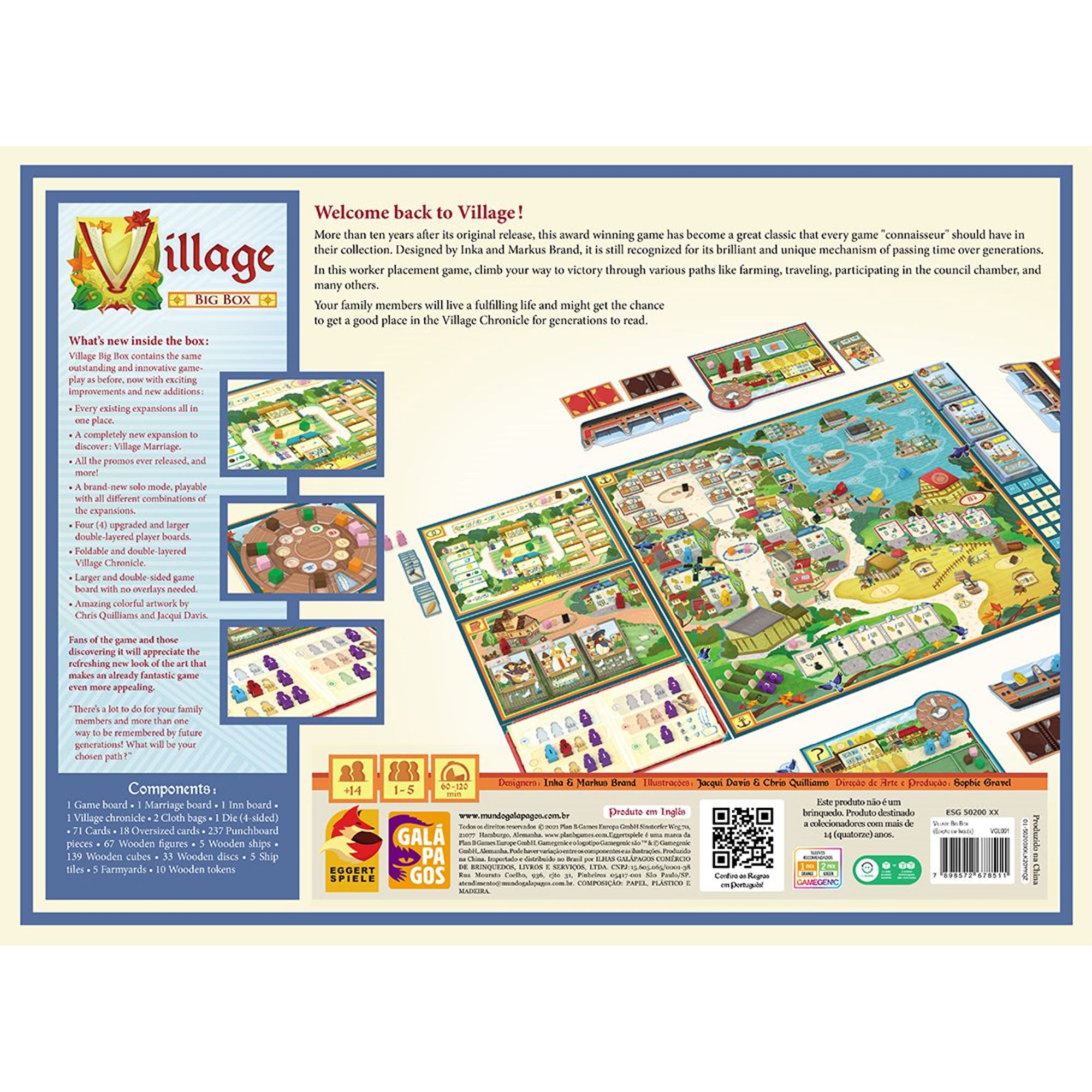 Village: Big Box (edição Em Inglês- Jogo De Tabuleiro