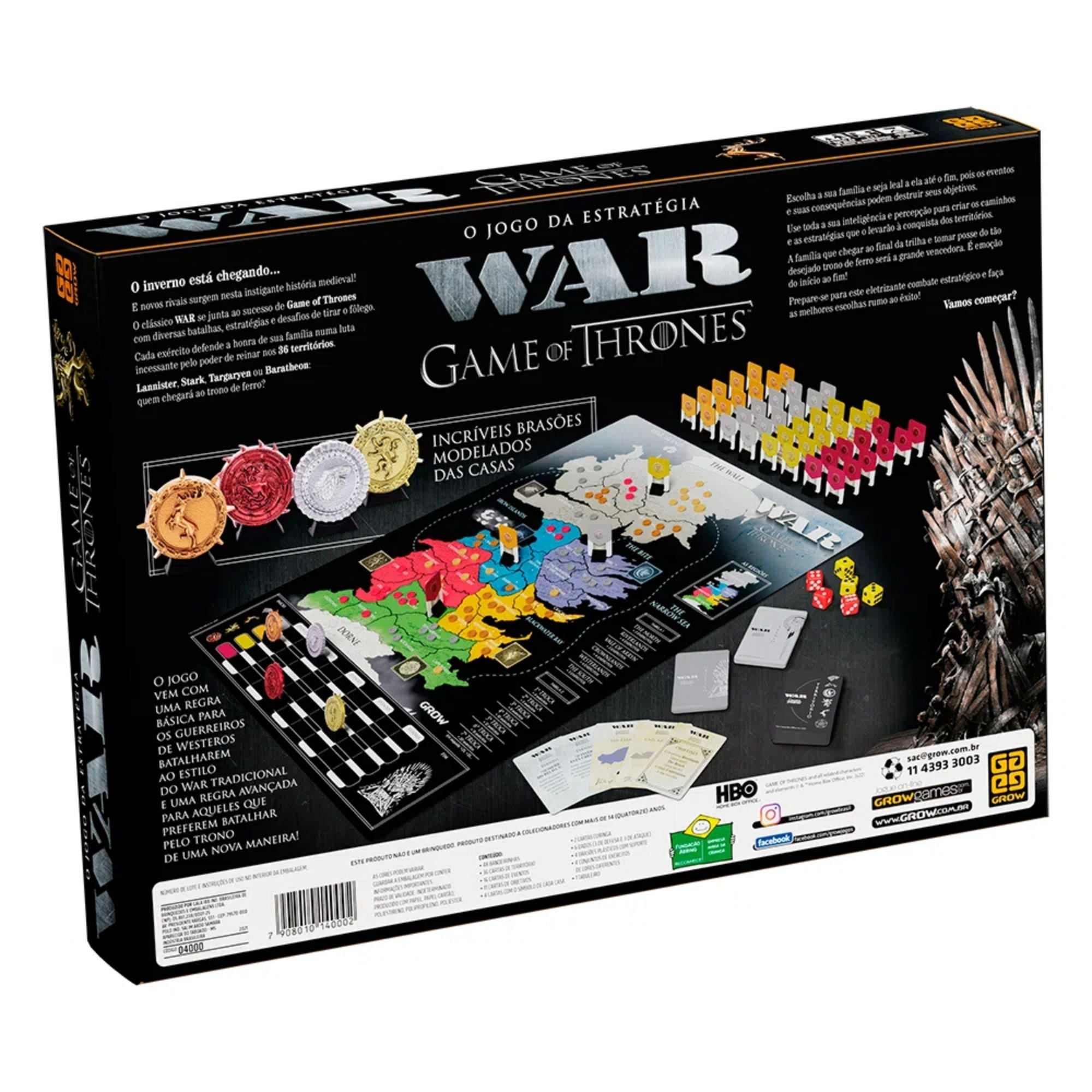 Jogo War Game of Thrones