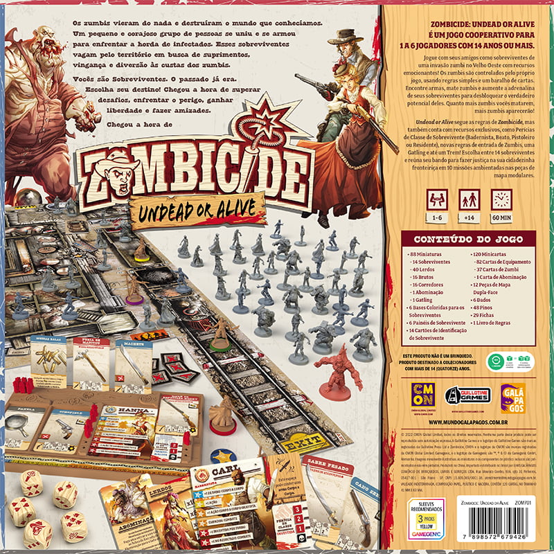 Zombicide Running Wild - Regras e Gameplay - Jogatinas - Compara Jogos