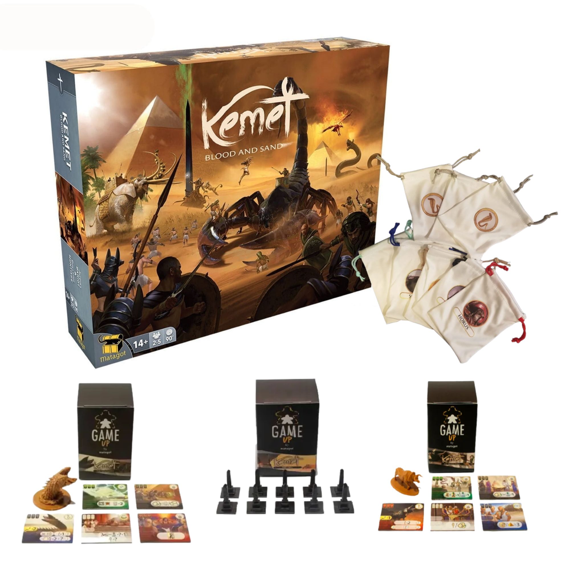 Kemet Blood and Sand com expansões