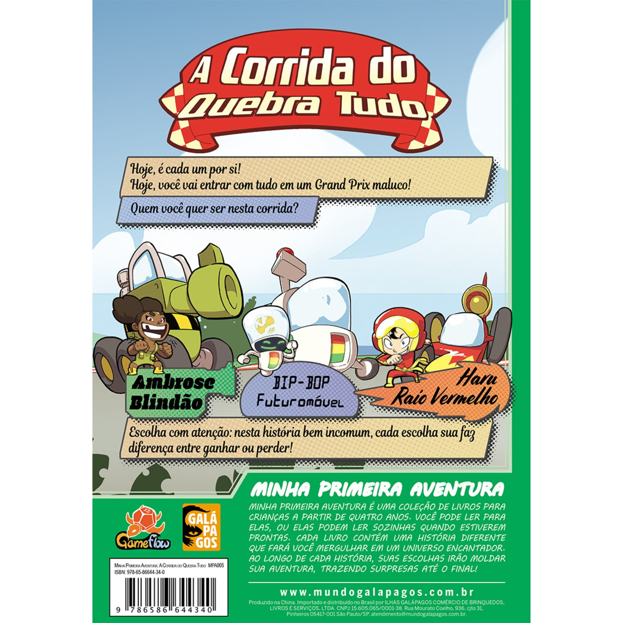 Minha Primeira Aventura: A Corrida do Quebra Tudo