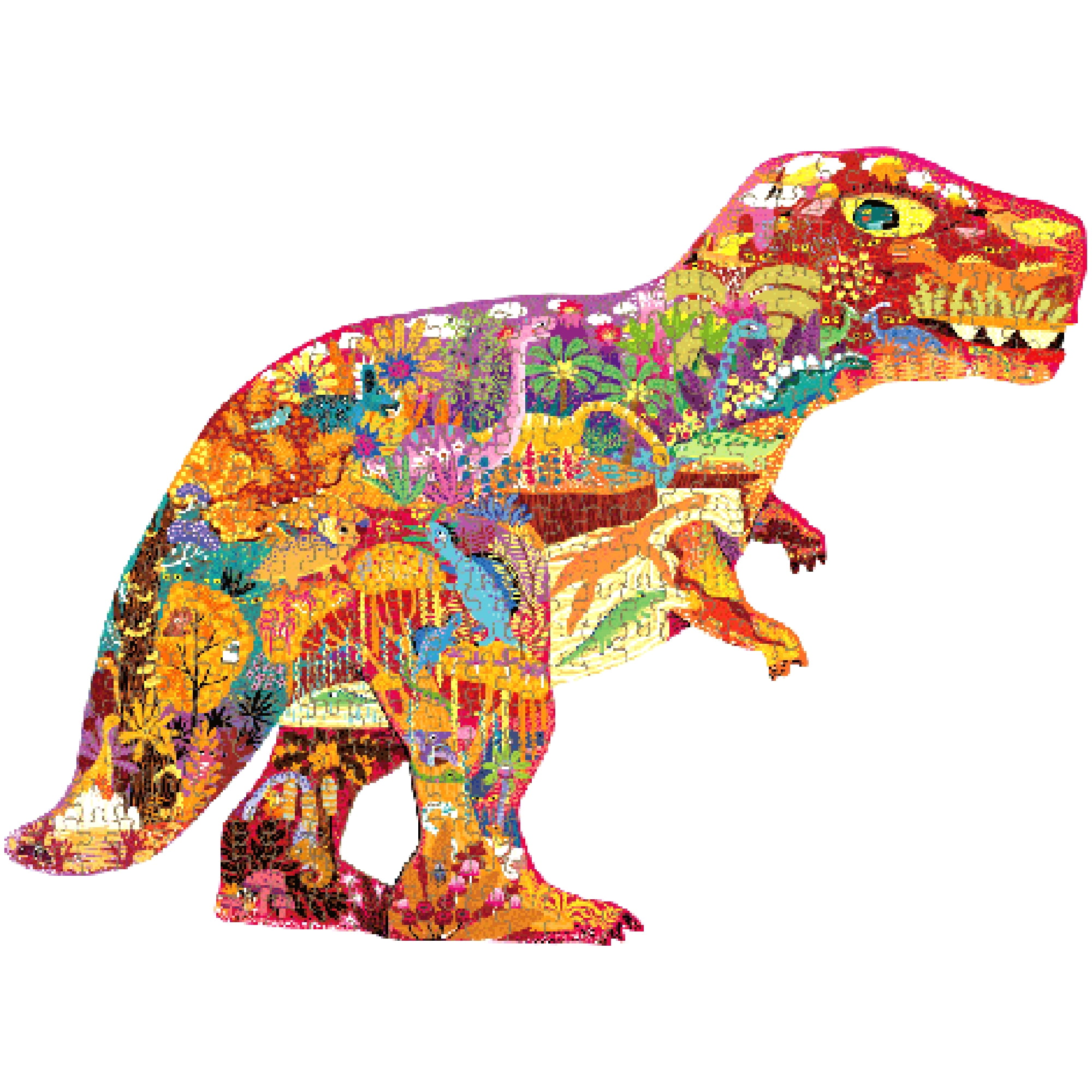 Quebra Cabeça - Formato Dinossauro