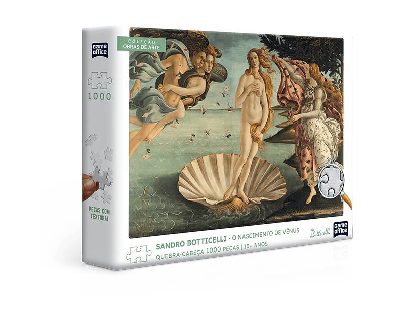 Quebra Cabeça - Sandro Botticelli - Nascimento de Vênus - 1000 Peças