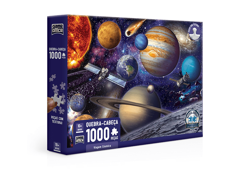 Quebra Cabeça - Viagem Cósmica - 1000 Peças