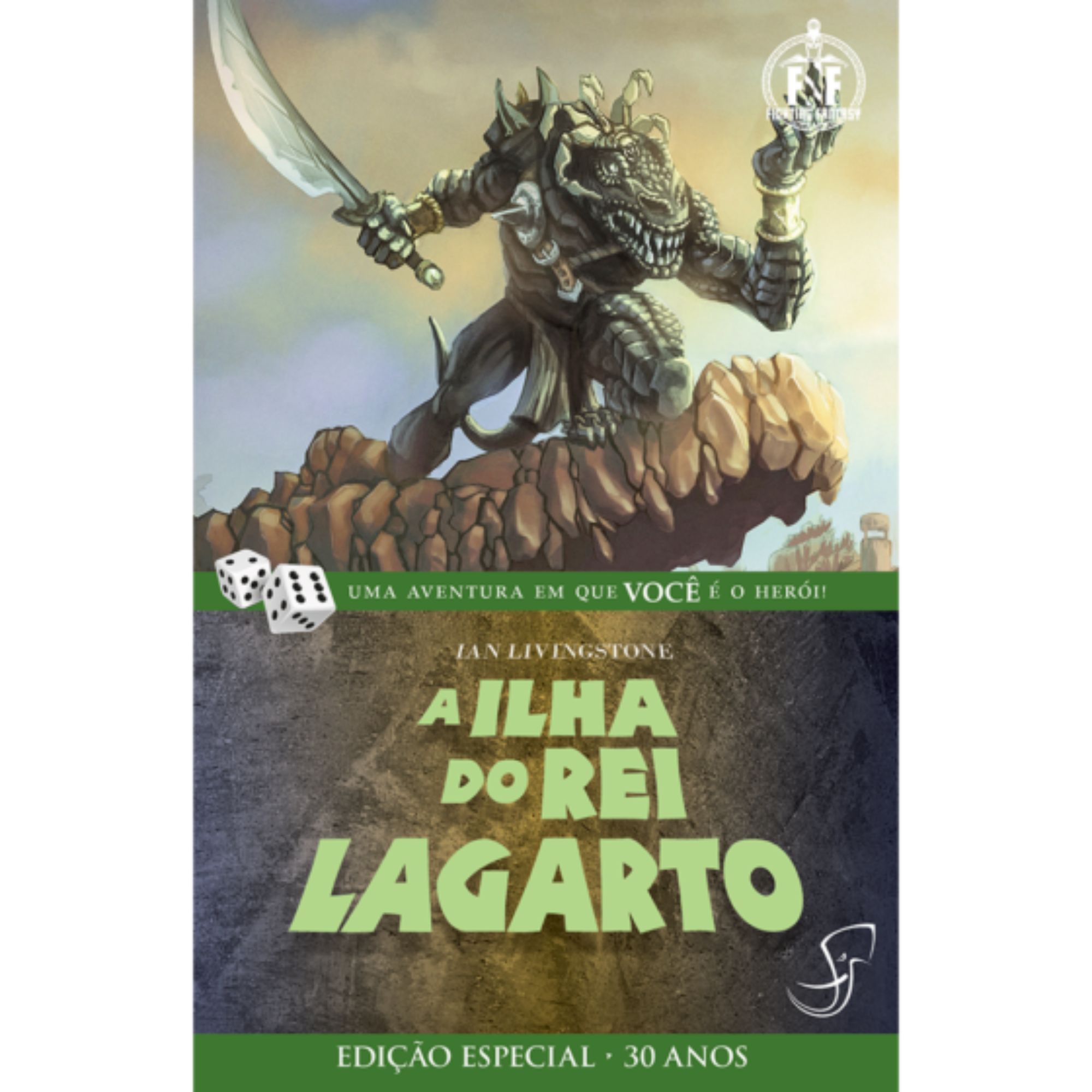 Livro-Jogo A Ilha do Rei Lagarto (FF 13)