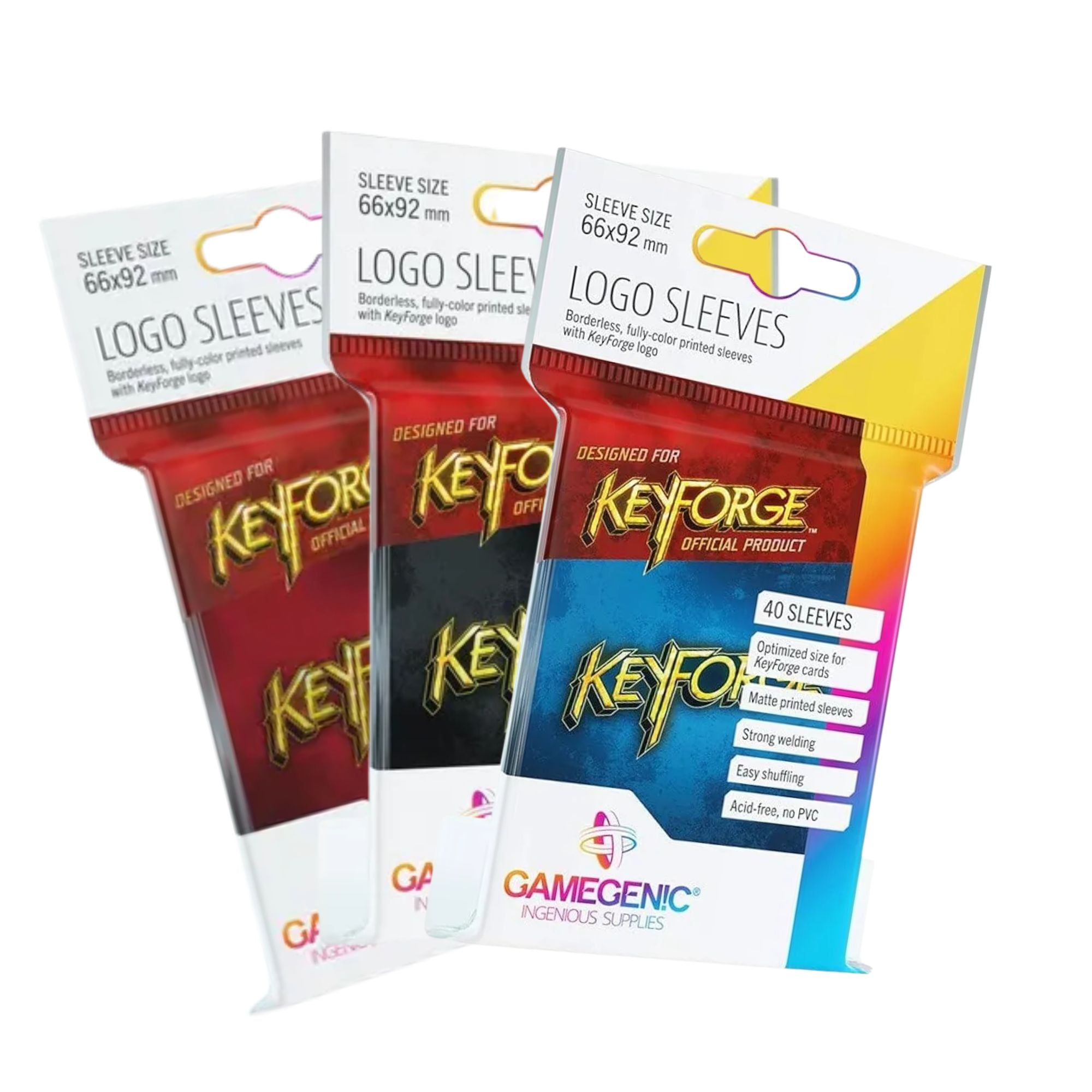 Gamegenic : Sleeves Keyforge - 40 unidades 66x92 mm