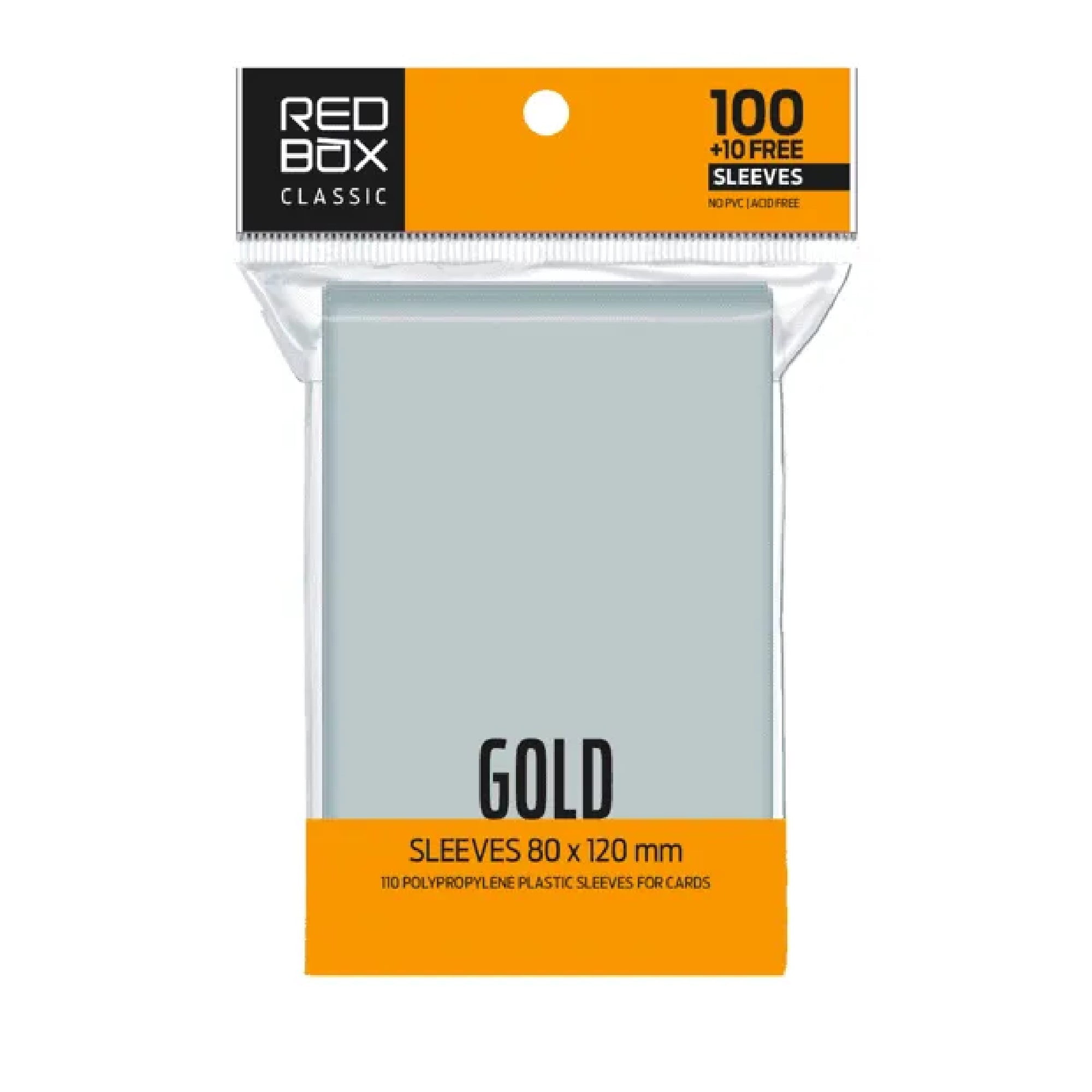 Sleeve Classic: GOLD (80x120mm) Redbox