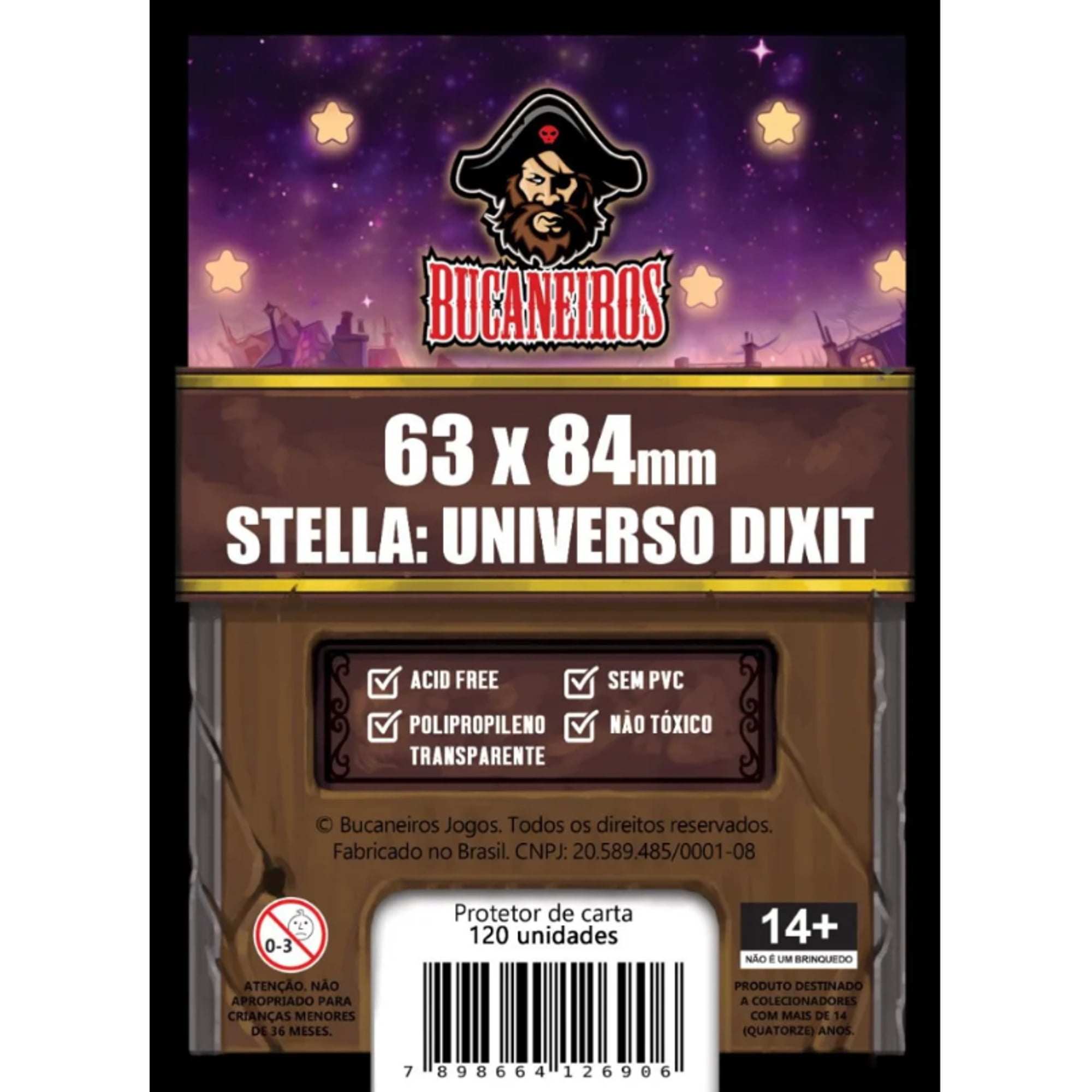 Sleeves Customizado - Stella: Universo Dixit (63x84) Bucaneiros