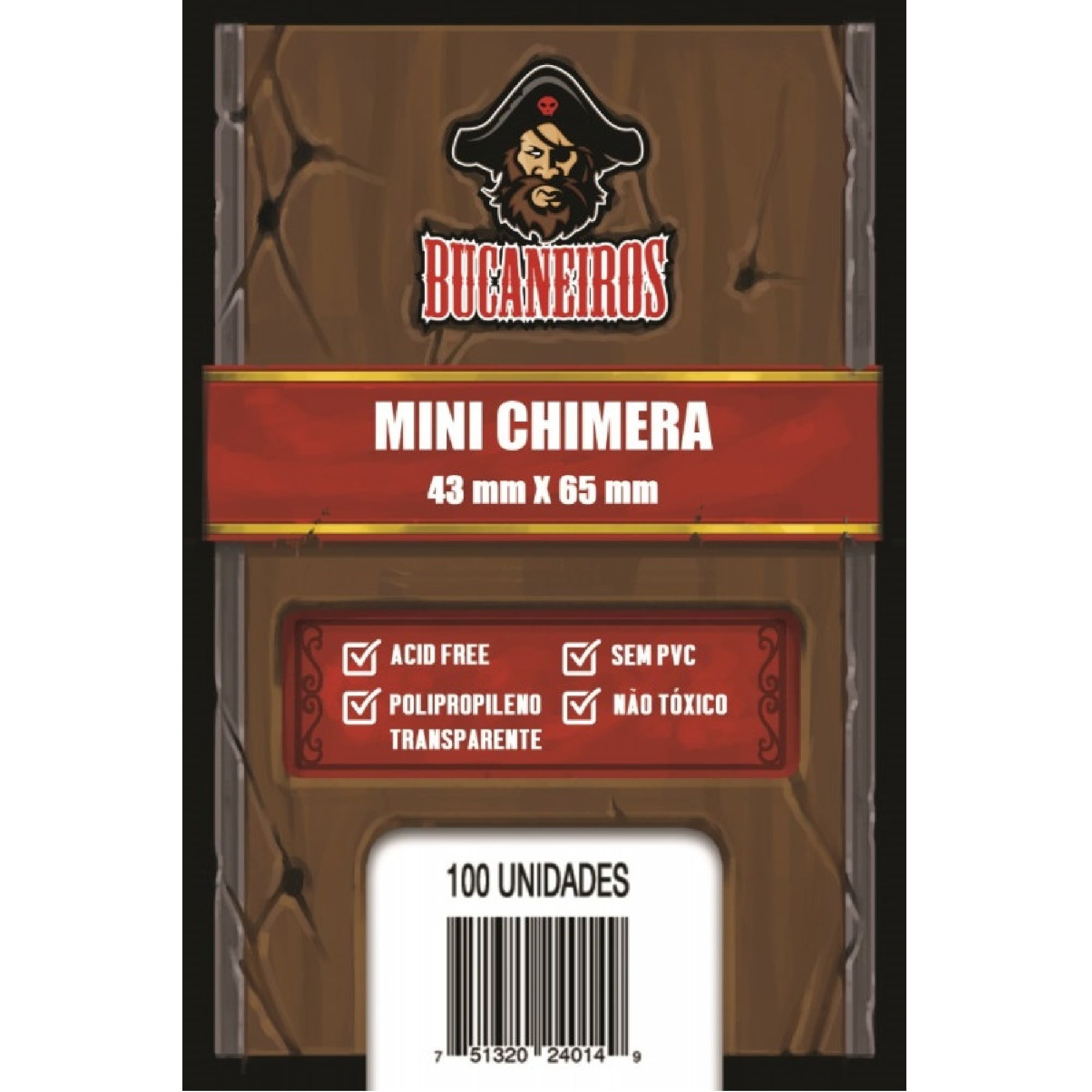 Sleeves Mini Chimera (43 x 65mm) Bucaneiros 