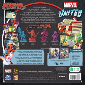 Expansão Marvel United: X-Men - Deadpool (Miniaturas Pintadas)