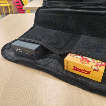 Bolsa Mala em tecido - com Rodinhas