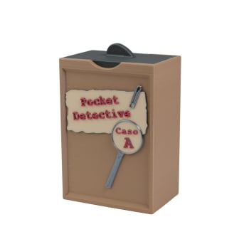 Caixa Organizadora Jogo Pocket Detective - Caso A
