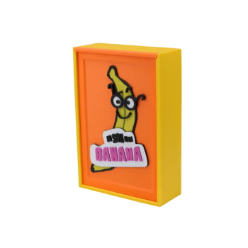 Caixa Organizadora Slider Jogo Eu sou uma Banana