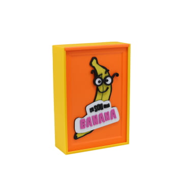 Caixa Organizadora Slider Jogo Eu sou uma Banana