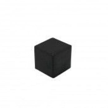 Cubo Plástico Opaco 36 Peças (Preto, Branco, Laranja e Lilás)