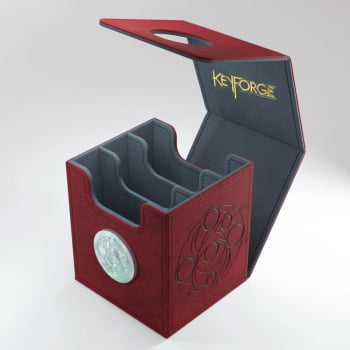 Deck box Gamegenic: KeyForge Vault - Grátis: Kit Chaves de Metal