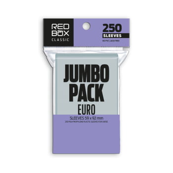 Sleeve Jumbo: Euro (59x92mm) Redbox