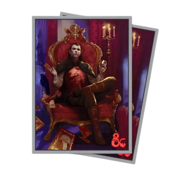  Dungeons & Dragons -  Sleeves Padrão Count Strahd von Zarovich - 50 unidades