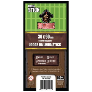 Sleeve Bucaneiros Linha Stick (30 x 90 mm)