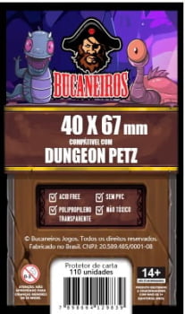 Sleeves Customizados - Dungeon Petz (40 x 67) Bucaneiros