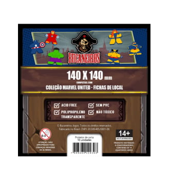 Sleeves Customizados - Marvel Uninted (140x 140mm) Bucaneiros