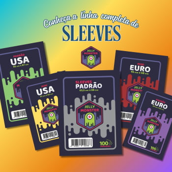 Sleeves Mini Euro (45x68 mm) Jelly Monster