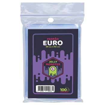 Sleeves Padrão Euro (59x92 mm) Jelly Monster