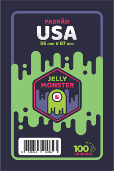 Sleeves Padrão USA ( 56x87mm) Jelly Monster