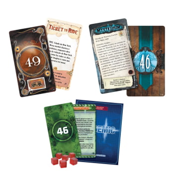 Tá na Mesa + Decrypto + Unlock Aventuras Lúdicas