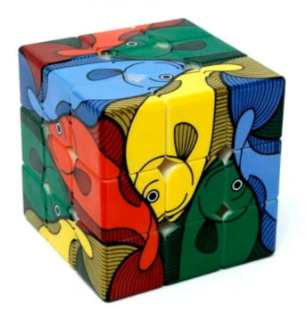 Cubo Mágico Profissional QY SpeedCube 4x4x4 6 cm - Super Geek - A