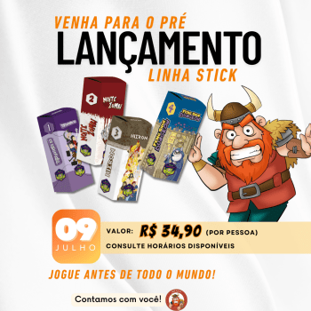 Evento de Pré-Lançamento Linha Stick - Jelly Monster