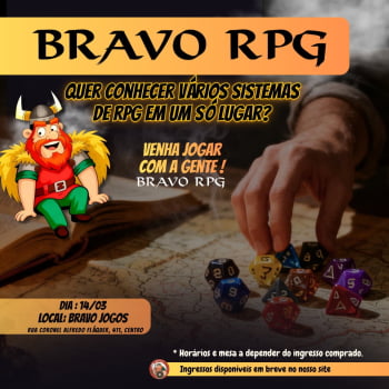 Inscrição para Bravo RPG