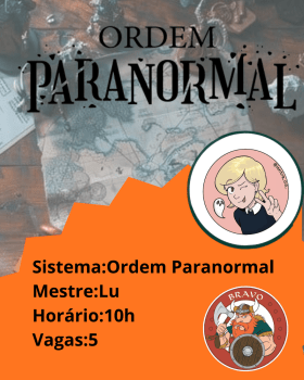 Inscrição para Bravo RPG
