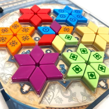 Azul Pavilhão de Verão Mini + Kokeshi