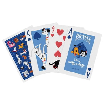 Baralho Bicycle Disney Cats & Dogs