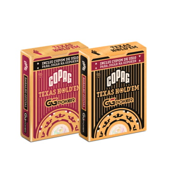 Baralho Copag Texas Hold'em GG Poker - Contém Carta Código