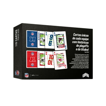 Baralho Duplo NFL - Poker Size