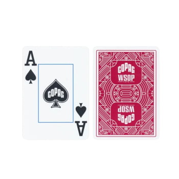 Baralho Poker Size Copag World Series of Poker - Preto/Vermelho