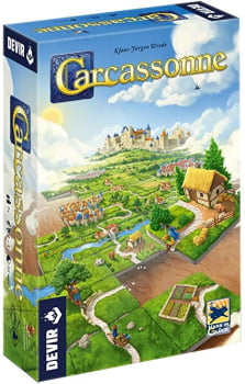 Jogo Carcassonne 3ªEdição com 2 mini expansões