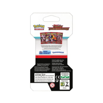 Pokémon :  Kit com 3 Blisters - Scarlet & Violet - Rivais Predestinados